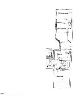 75m² 3-Raum-Wohnung mit Badewanne in ruhiger Seitenstraße - Foto 1